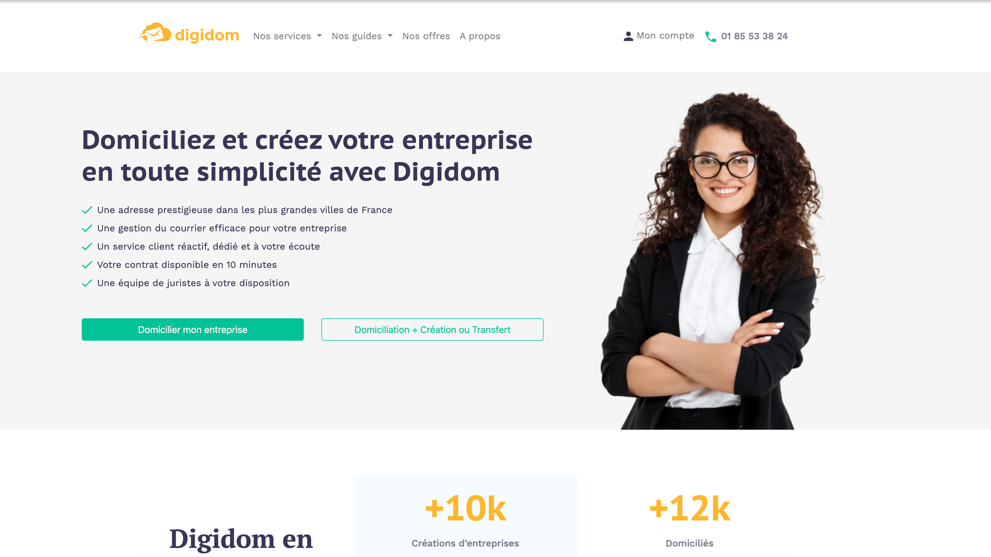 Page accueil digidom